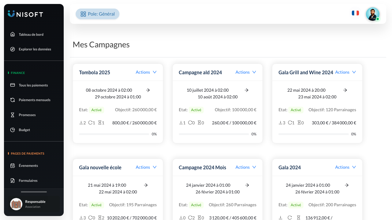 Consulter les campagnes