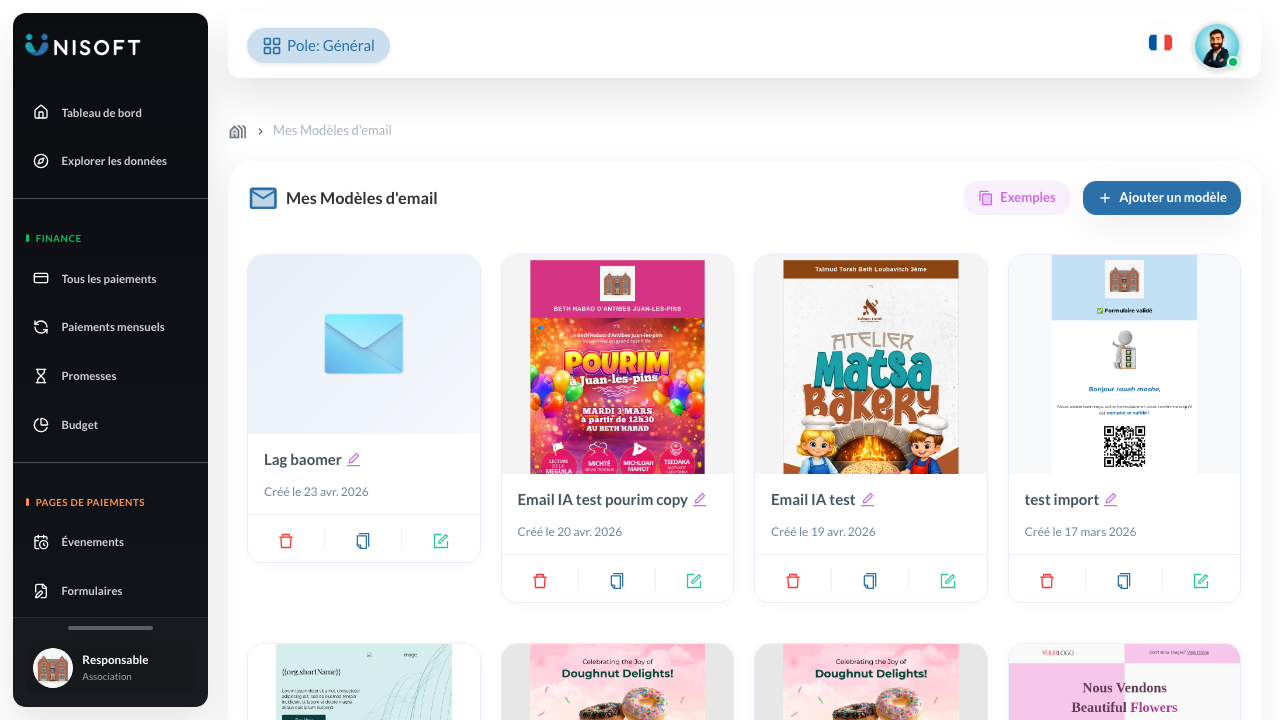 Modeles email