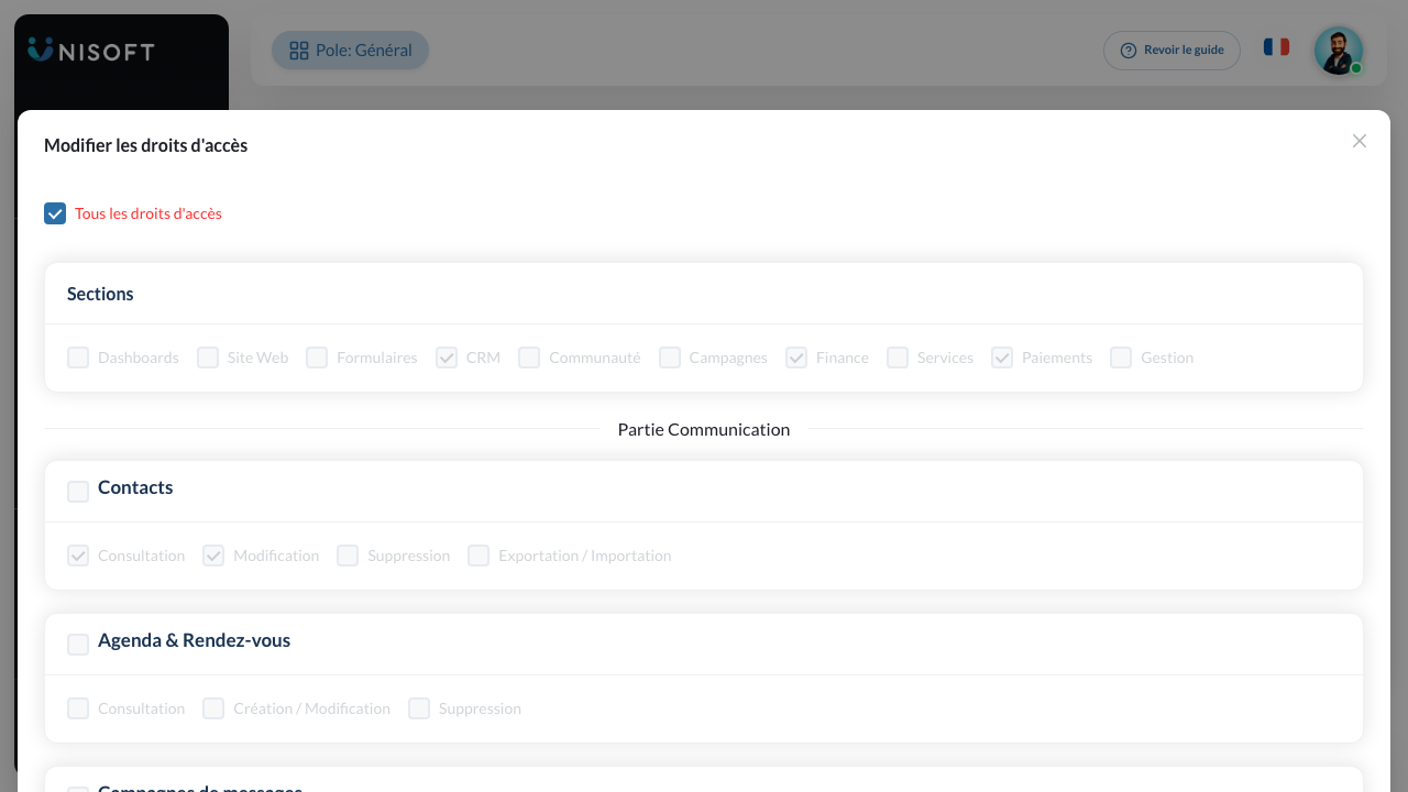 Utilisateurs et roles