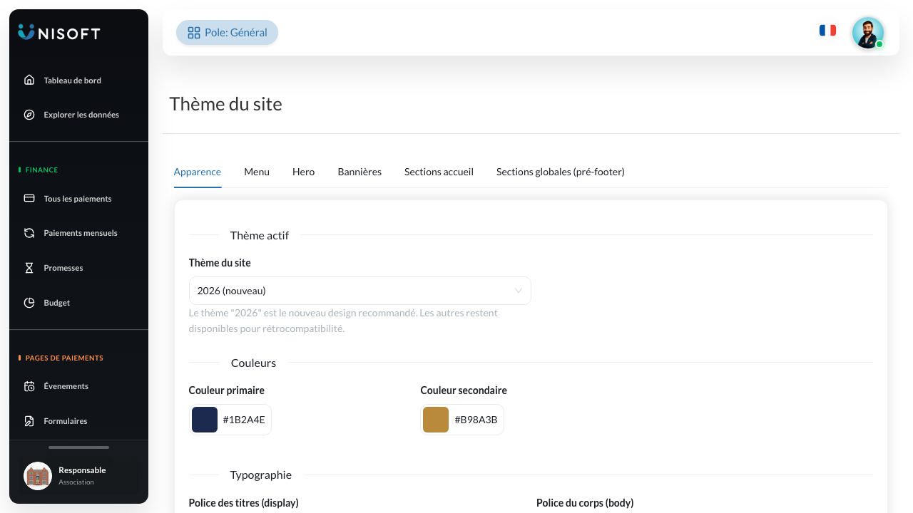 Theme du site